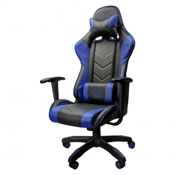 scaun gaming Arka Eagle B54 negru albastru/zendeco.ro