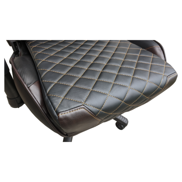 Scaun Gaming Arka Chairs B60 negru/maro, piele ecologica