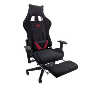 Scaun-Gaming-Arka-Chairs-B207 -black spider red-textil-Zendeco.ro