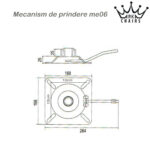 Mecanism scaun 10cmx 10cm me06 ARKA CHAIRS